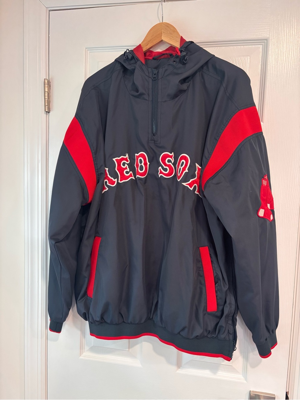 Vintage 1990s Boston Red Sox windbreaker jacket size men's XL